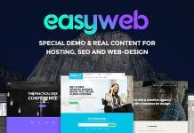 EasyWeb v2.1.2 – WP Theme For Hosting, SEO and Web-design Agencies