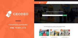 Geodeo v1.0 - Coupon & Deals HTML Template